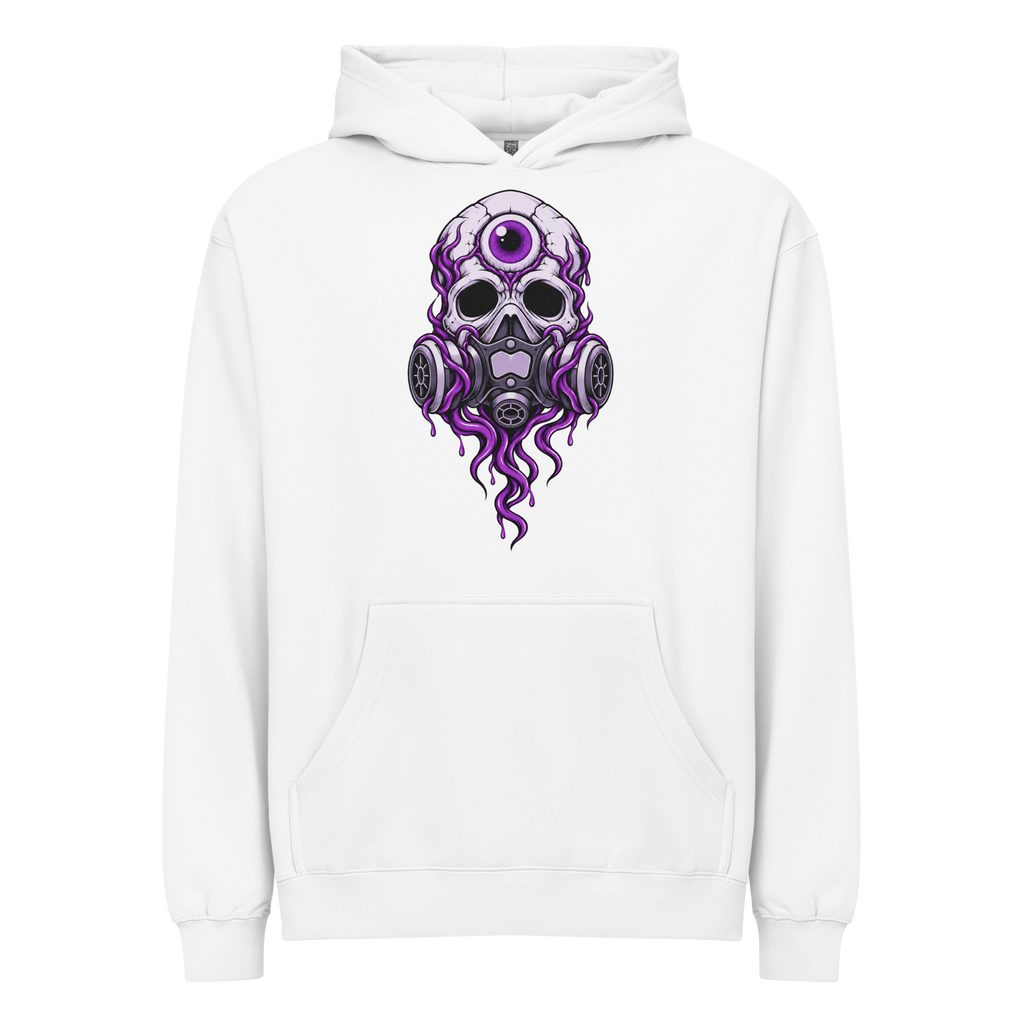 Talk Less Third Eye Gas Mask Men’s Box Hoodie