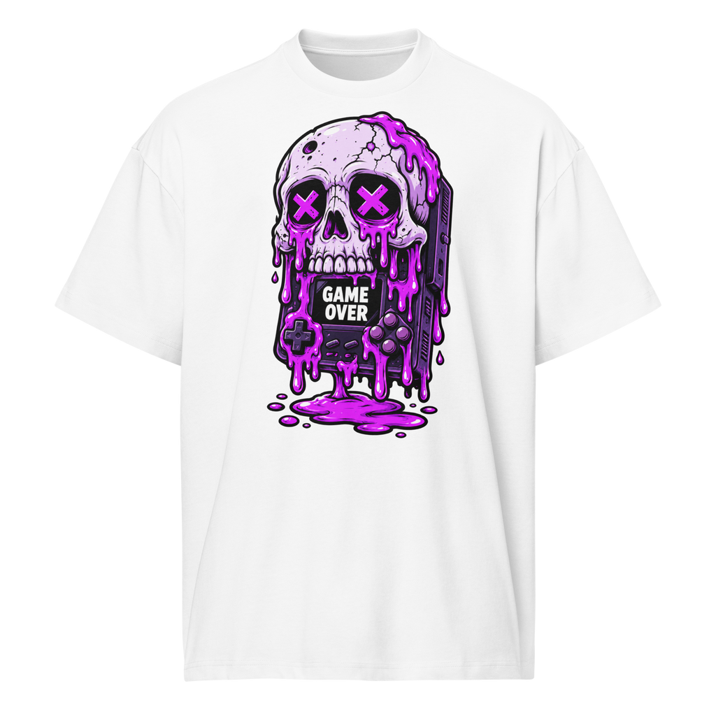 Talk Less Game Over Men’s Oversized Box Tee