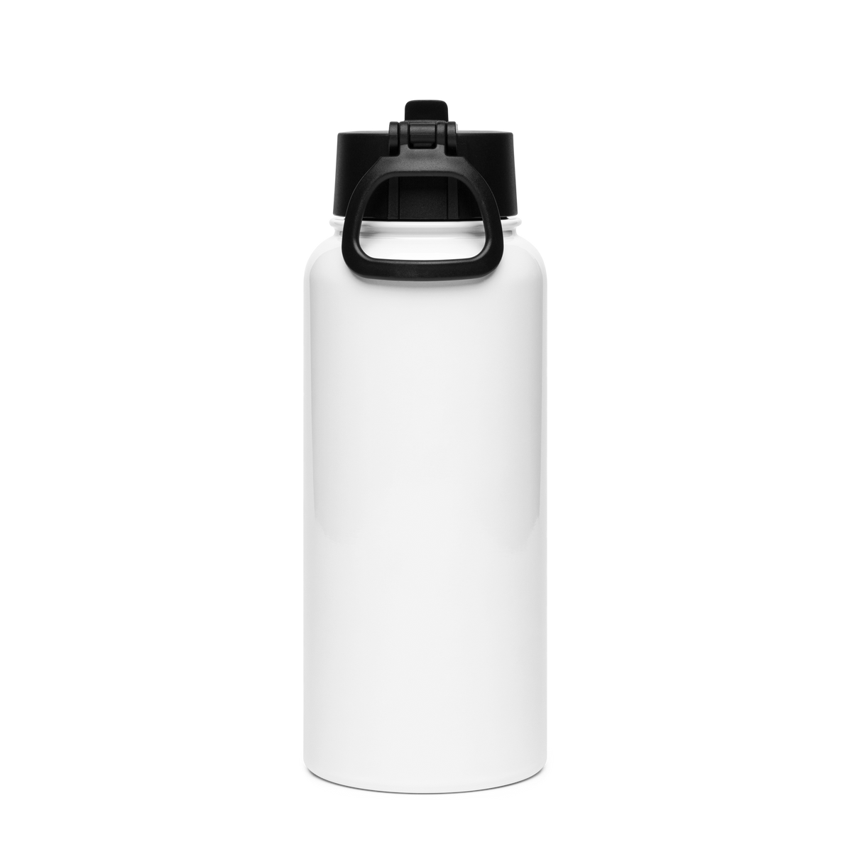 Talk Less 32 oz Stainless-Steel Straw Water Bottle