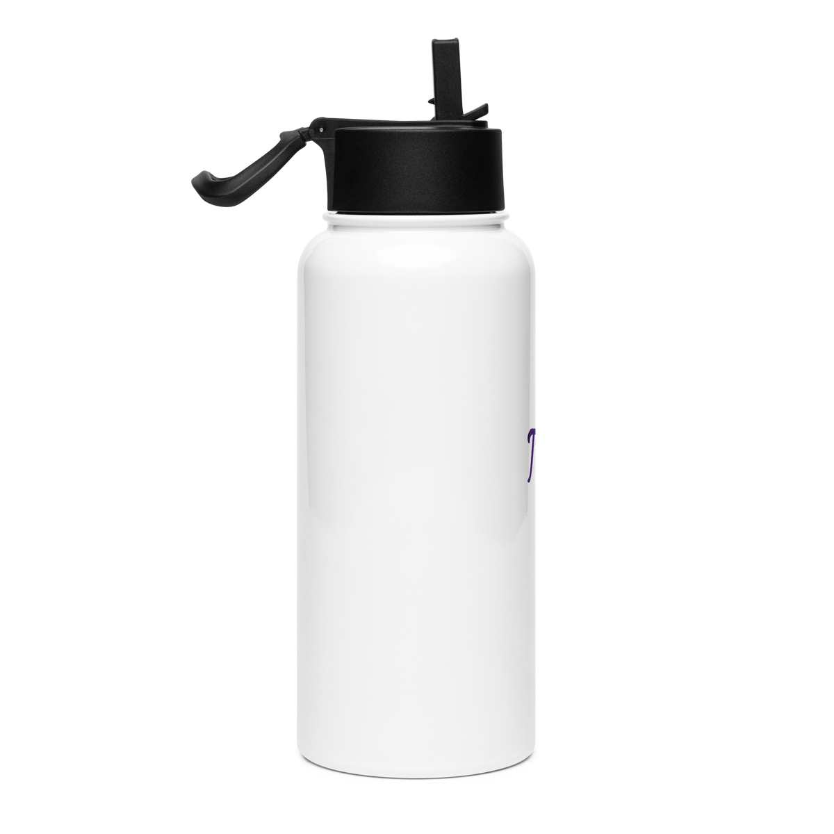 Talk Less 32 oz Stainless-Steel Straw Water Bottle