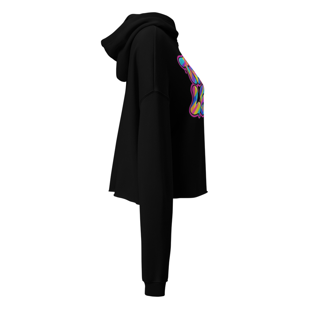 Talk Less Color Rush Women’s Crop Hoodie